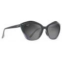 Maui Jim - Lotus - Black Grey - Polarized Cat Eye Sunglasses - Maui Jim Eyewear