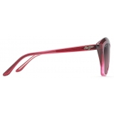 Maui Jim - Lotus - Raspberry Fade Maui Rose - Polarized Cat Eye Sunglasses - Maui Jim Eyewear