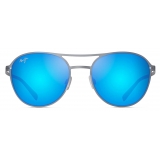 Maui Jim - Half Moon - Dove Grey Blue - Polarized Classic Sunglasses - Maui Jim Eyewear