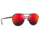 Maui Jim - Half Moon - Black Hawaii Lava - Polarized Classic Sunglasses - Maui Jim Eyewear