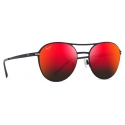 Maui Jim - Half Moon - Black Hawaii Lava - Polarized Classic Sunglasses - Maui Jim Eyewear