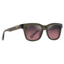 Maui Jim - Hanohano - Green Maui Rose - Polarized Classic Sunglasses - Maui Jim Eyewear
