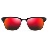 Maui Jim - Kawika - Black Antique Pewter Hawaii Lava - Polarized Classic Sunglasses - Maui Jim Eyewear