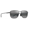 Maui Jim - Lamalama Asian Fit - Nero Grigio - Occhiali da Sole Polarizzati Classici - Maui Jim Eyewear