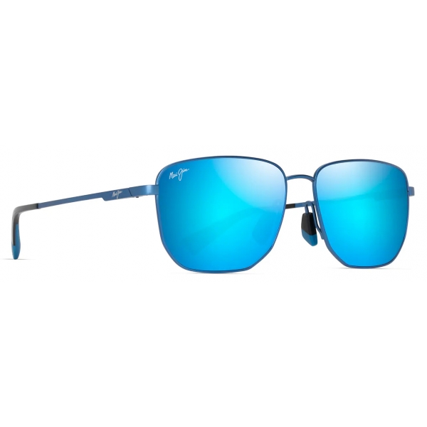 Maui Jim - Lamalama Asian Fit - Blu - Occhiali da Sole Polarizzati Classici - Maui Jim Eyewear