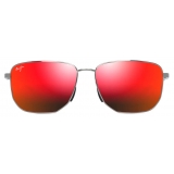 Maui Jim - Lamalama Asian Fit - Ruthenium Hawaii Lava - Polarized Classic Sunglasses - Maui Jim