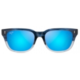 Maui Jim - Likeke - Blu Grigio - Occhiali da Sole Polarizzati Classici - Maui Jim Eyewear