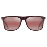 Maui Jim - Makamae - Matte Burgundy Maui Rose - Polarized Classic Sunglasses - Maui Jim Eyewear