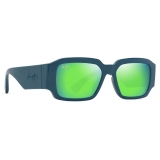 Maui Jim - Kūpale - Petrol Blue MAUIGreen - Polarized Fashion Sunglasses - Maui Jim Eyewear