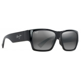 Maui Jim - Ka‘olu - Black Grey - Polarized Wrap Sunglasses - Maui Jim Eyewear