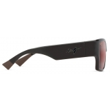 Maui Jim - Ka‘olu - Brown Maui Rose - Polarized Wrap Sunglasses - Maui Jim Eyewear