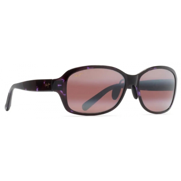 Maui Jim - Koki Beach Asian Fit - Purple Tortoise Maui Rose - Polarized Fashion Sunglasses