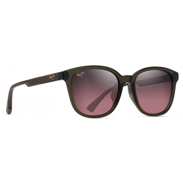 Maui Jim - Ku‘ikahi Asian Fit - Transparent Green Maui Rose - Polarized ...