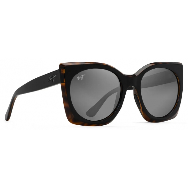 Maui Jim - Pakalana - Black Tortoise Grey - Polarized Fashion Sunglasses - Maui Jim Eyewear