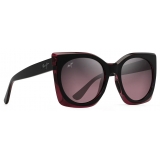 Maui Jim - Pakalana - Black Cherry Raspberry Maui Rose - Polarized Fashion Sunglasses