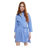 Ottod'Ame - Oversized Shirt Dress - Light Blue - Dresses - Luxury Exclusive Collection