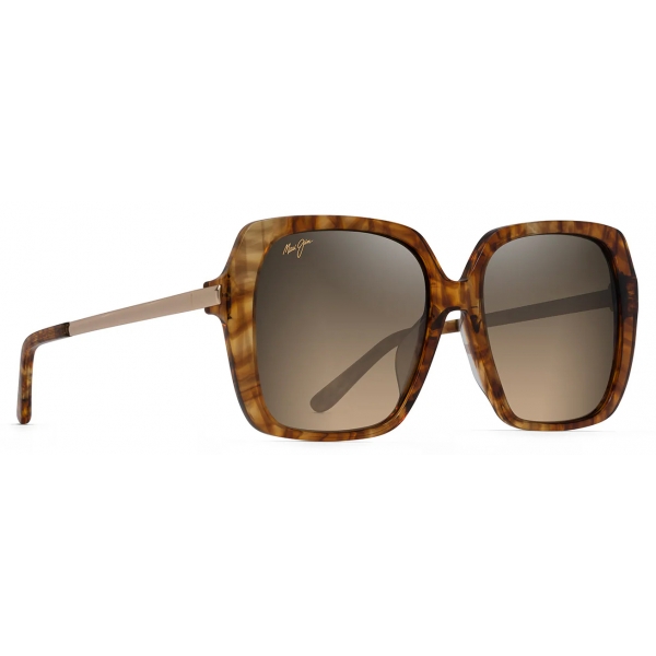 Maui Jim - Poolside - Caramel Tiger Bronze - Polarized Fashion Sunglasses - Maui Jim Eyewear