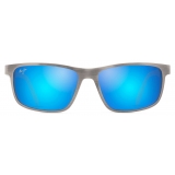 Maui Jim - Anemone - Canna di Fucile Scuro Spazzolato Blu - Occhiali da Sole Polarizzati