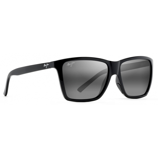 Maui Jim - Cruzem - Black Grey - Polarized Rectangular Sunglasses - Maui Jim Eyewear