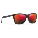 Maui Jim - Cruzem - Black Hawaii Lava - Polarized Rectangular Sunglasses - Maui Jim Eyewear