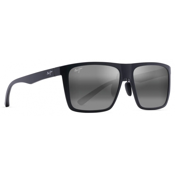 Maui Jim - Honokalani - Black Grey - Polarized Rectangular Sunglasses - Maui Jim Eyewear