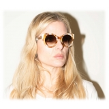 Portrait Eyewear - Das Model Blonde Marble Limited Edition - Sunglasses - Handmade in Italy - Exclusive Luxury Collection