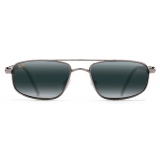 Maui Jim - Kahuna - Gunmetal Grey - Polarized Rectangular Sunglasses - Maui Jim Eyewear