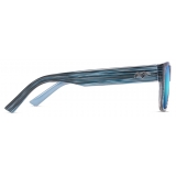 Maui Jim - Keahi - Blue - Polarized Rectangular Sunglasses - Maui Jim Eyewear