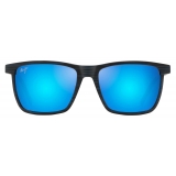 Maui Jim - One Way - Dark Navy Blue - Polarized Rectangular Sunglasses - Maui Jim Eyewear