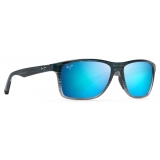 Maui Jim - Onshore - Blu Nero - Occhiali da Sole Polarizzati Rettangolari - Maui Jim Eyewear