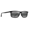 Maui Jim - Pūlama - Black Grey - Polarized Rectangular Sunglasses - Maui Jim Eyewear