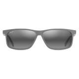 Maui Jim - Pūlama - Grey - Polarized Rectangular Sunglasses - Maui Jim Eyewear