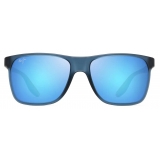 Maui Jim - Pailolo - Marina Blu - Occhiali da Sole Polarizzati Rettangolari - Maui Jim Eyewear