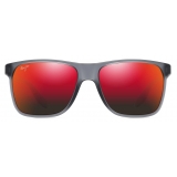 Maui Jim - Pailolo - Grey Hawaii Lava - Polarized Rectangular Sunglasses - Maui Jim Eyewear