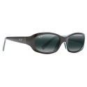 Maui Jim - Punchbowl - Black Blue Grey - Polarized Rectangular Sunglasses - Maui Jim Eyewear