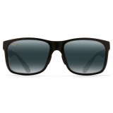 Maui Jim - Red Sands - Black Grey - Polarized Rectangular Sunglasses - Maui Jim Eyewear