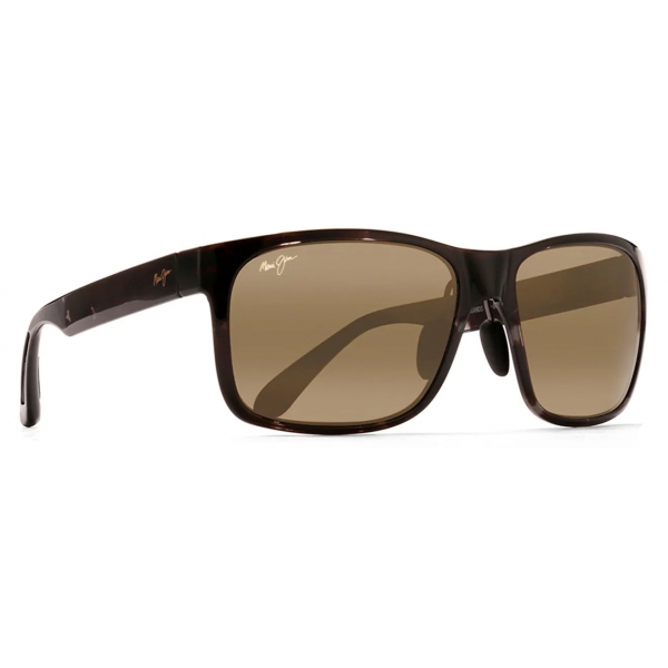 Maui Jim - Red Sands - Grey Tortoise Bronze - Polarized Rectangular Sunglasses - Maui Jim Eyewear