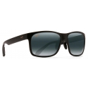 Maui Jim - Red Sands Asian Fit - Matte Black Grey - Polarized Rectangular Sunglasses - Maui Jim