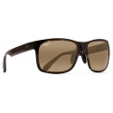 Maui Jim - Red Sands Asian Fit - Grey Tortoise Bronze - Polarized Rectangular Sunglasses