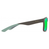 Maui Jim - The Flats - Brown Mint MAUIGreen - Polarized Rectangular Sunglasses - Maui Jim Eyewear