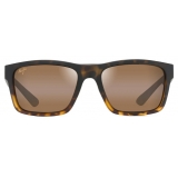Maui Jim - The Flats - Black Tortoise Bronze - Polarized Rectangular Sunglasses - Maui Jim Eyewear