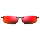 Maui Jim - ‘Ilikou - Dark Havana Hawaii Lava - Polarized Rimless Sunglasses - Maui Jim Eyewear