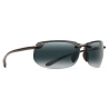 Maui Jim - Banyans - Nero Grigio - Occhiali da Sole Senza Montatura Polarizzati - Maui Jim Eyewear