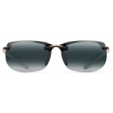 Maui Jim - Banyans Asian Fit - Black Grey - Polarized Rimless Sunglasses - Maui Jim Eyewear