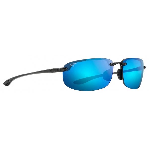 Maui Jim - Ho’okipa - Smoke Grey Blue - Polarized Rimless Sunglasses - Maui Jim Eyewear