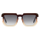 Portrait Eyewear - Fab Brown Gradient - Sunglasses - Handmade in Italy - Exclusive Luxury Collection
