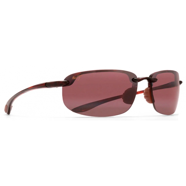 Maui Jim - Ho’okipa Asian Fit - Tortoise Maui Rose - Polarized Rimless Sunglasses - Maui Jim Eyewear