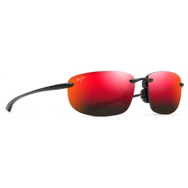 Maui Jim - Ho’okipa Asian Fit - Black Hawaii Lava - Polarized Rimless Sunglasses - Maui Jim Eyewear