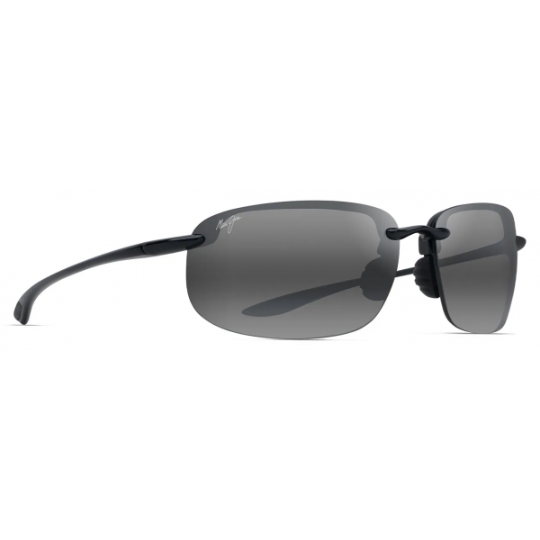 Maui Jim - Ho’okipa Xlarge - Black Grey - Polarized Rimless Sunglasses - Maui Jim Eyewear