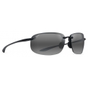 Maui Jim - Ho’okipa Xlarge - Black Grey - Polarized Rimless Sunglasses - Maui Jim Eyewear